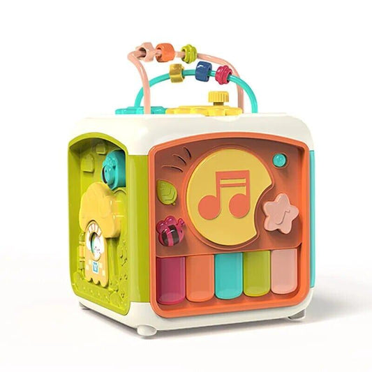 7 In 1 Baby Activity - Cube - Orange
