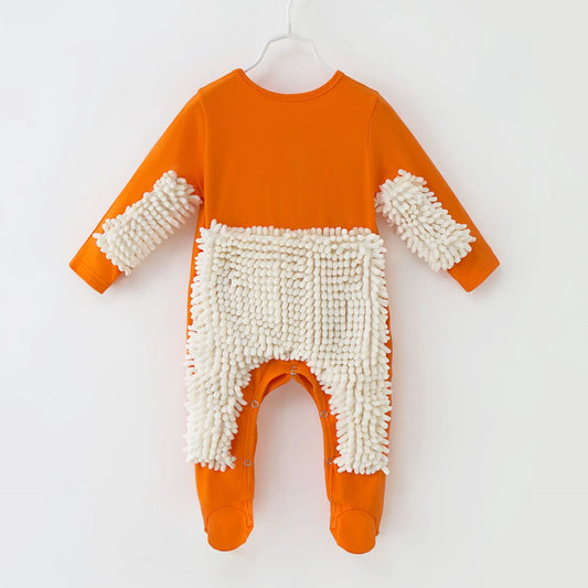 Hilarious Baby Mop Romper - Crawl 'N Clean