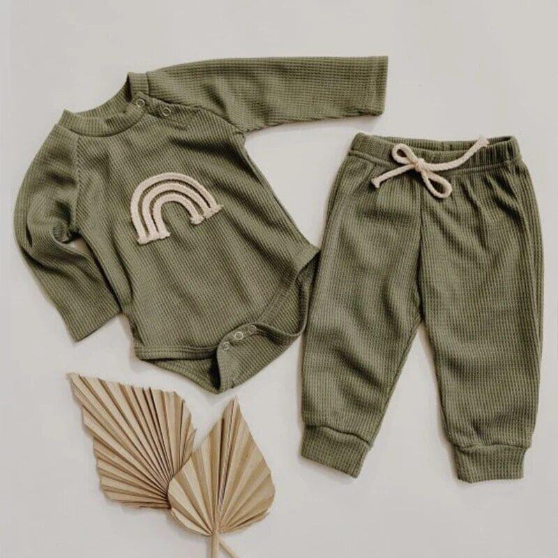 Baby Rainbow Cotton Outfit Set -