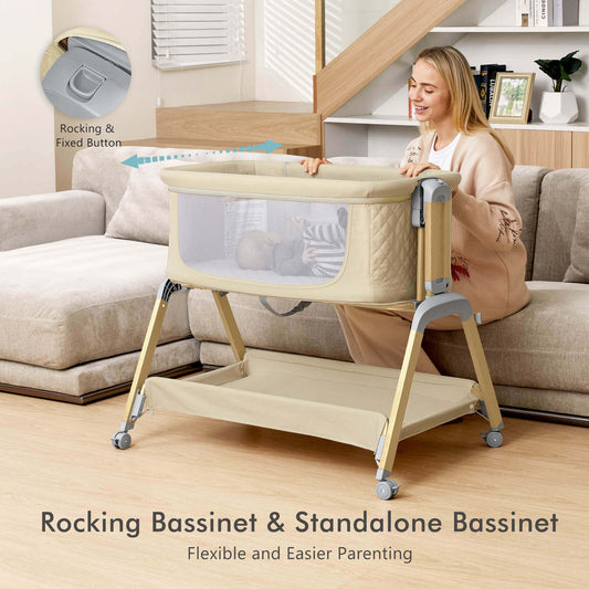 3 in 1 Baby Bassinet, Rocking Bassinet  | BT-BN06