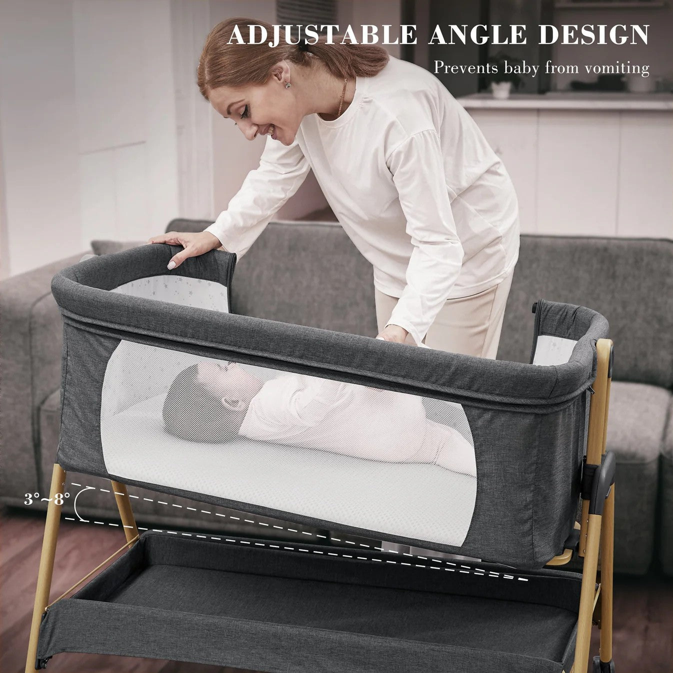 Swivel wheels with brakes for easy mobility