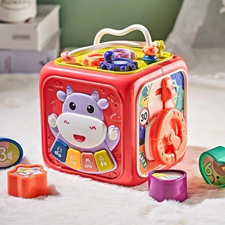 7 In 1 Baby Activity - Cube - Red