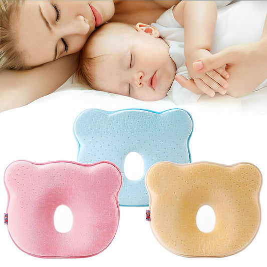 Memory Foam Baby Pillow - Head Shaping, Breathable - DreamWeave
