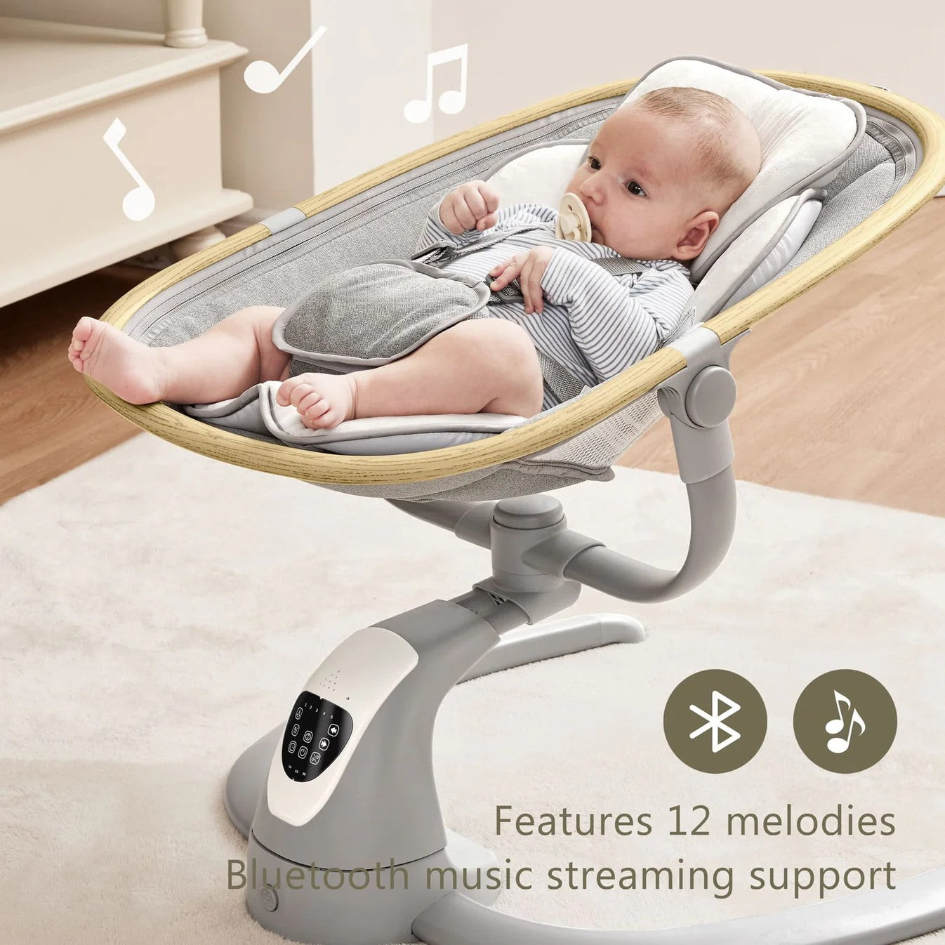 Electric Baby Swing Advanced Features