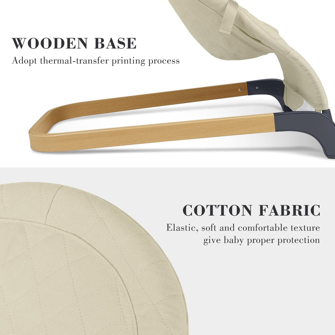 Modern Eco Design of BT-BS01 Baby Bouncer