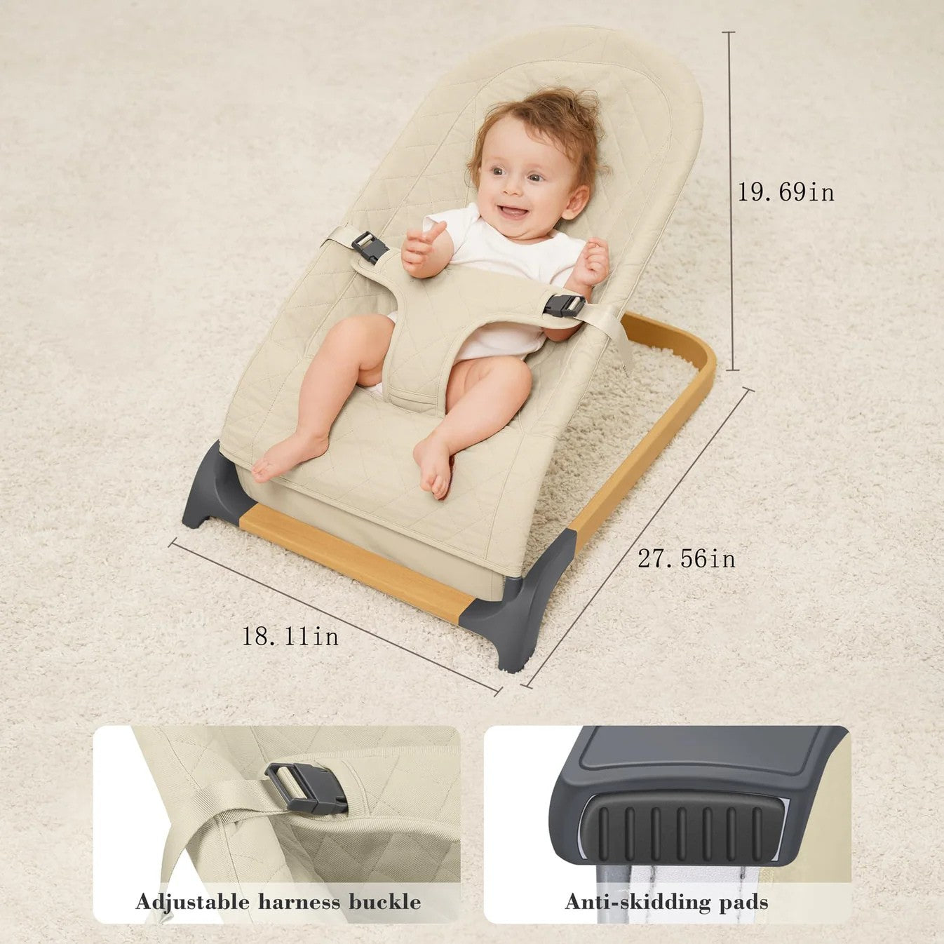 Key Features - BT-BS01 Baby Bouncer Seat