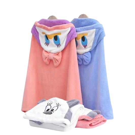 Ultra Soft Velvet Baby Bath Towel 70x140cm - VelouDrap