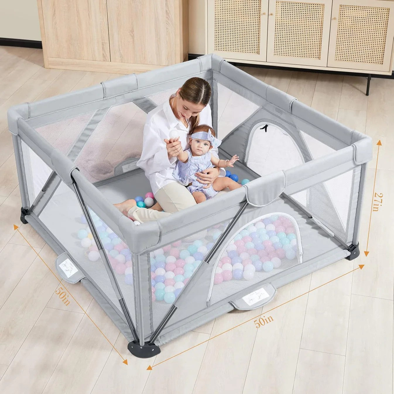 Foldable Baby Playpen | BT-BP01 Premium Construction