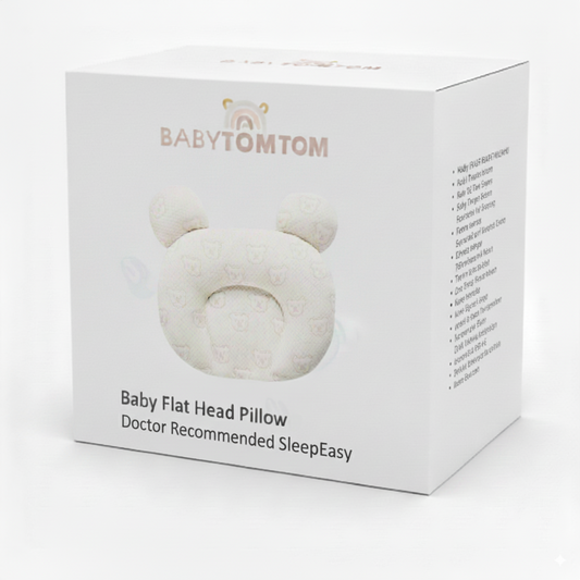 Baby Flat Head Pillow - Doctor Recommended SleepEasy
