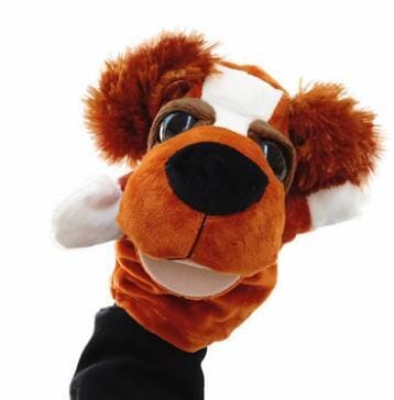 Animal Puppet Educational Baby Toy - Big Eyes Dog