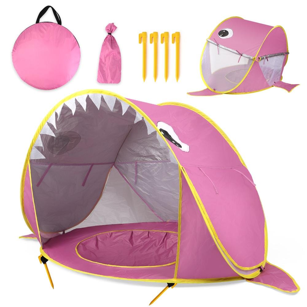 Baby Beach Tent UV Protected - Pink