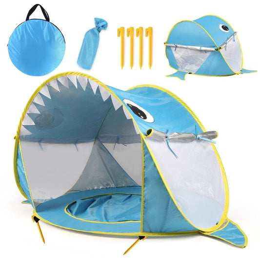 Baby Beach Tent UV Protected - Blue