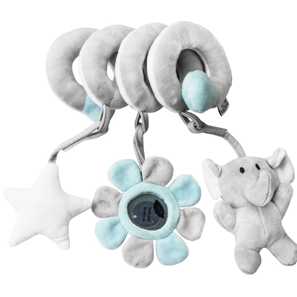 Baby Black White Stroller Spiral Plush Toys -