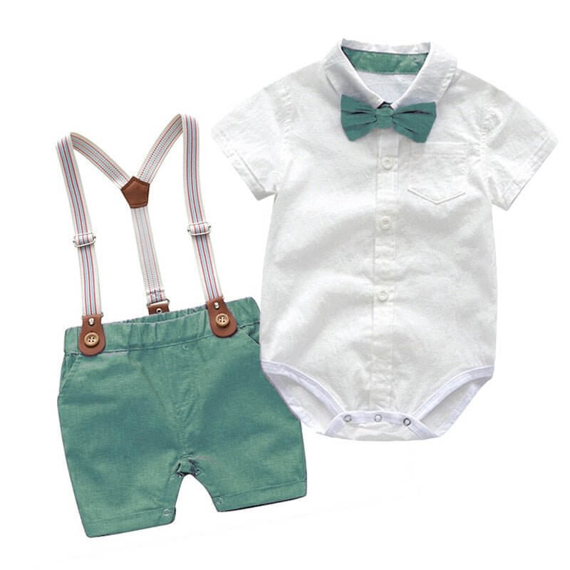 Baby Boy Clothes Party Suits - Green