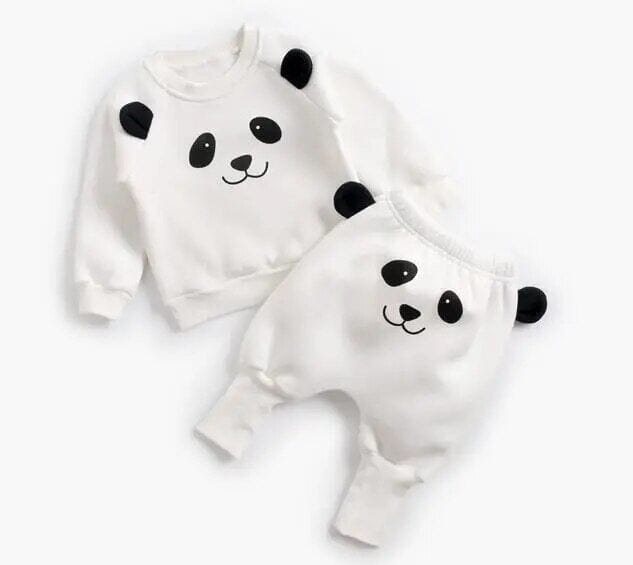 Baby Cartoon Outfit Set - Panda