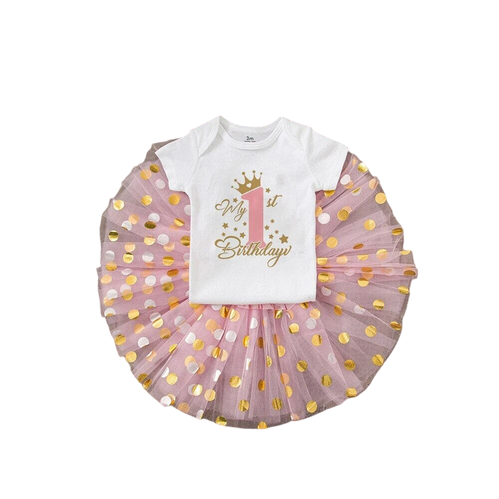 Baby Girl 1 Year Birthday Outfit - 1 Magic