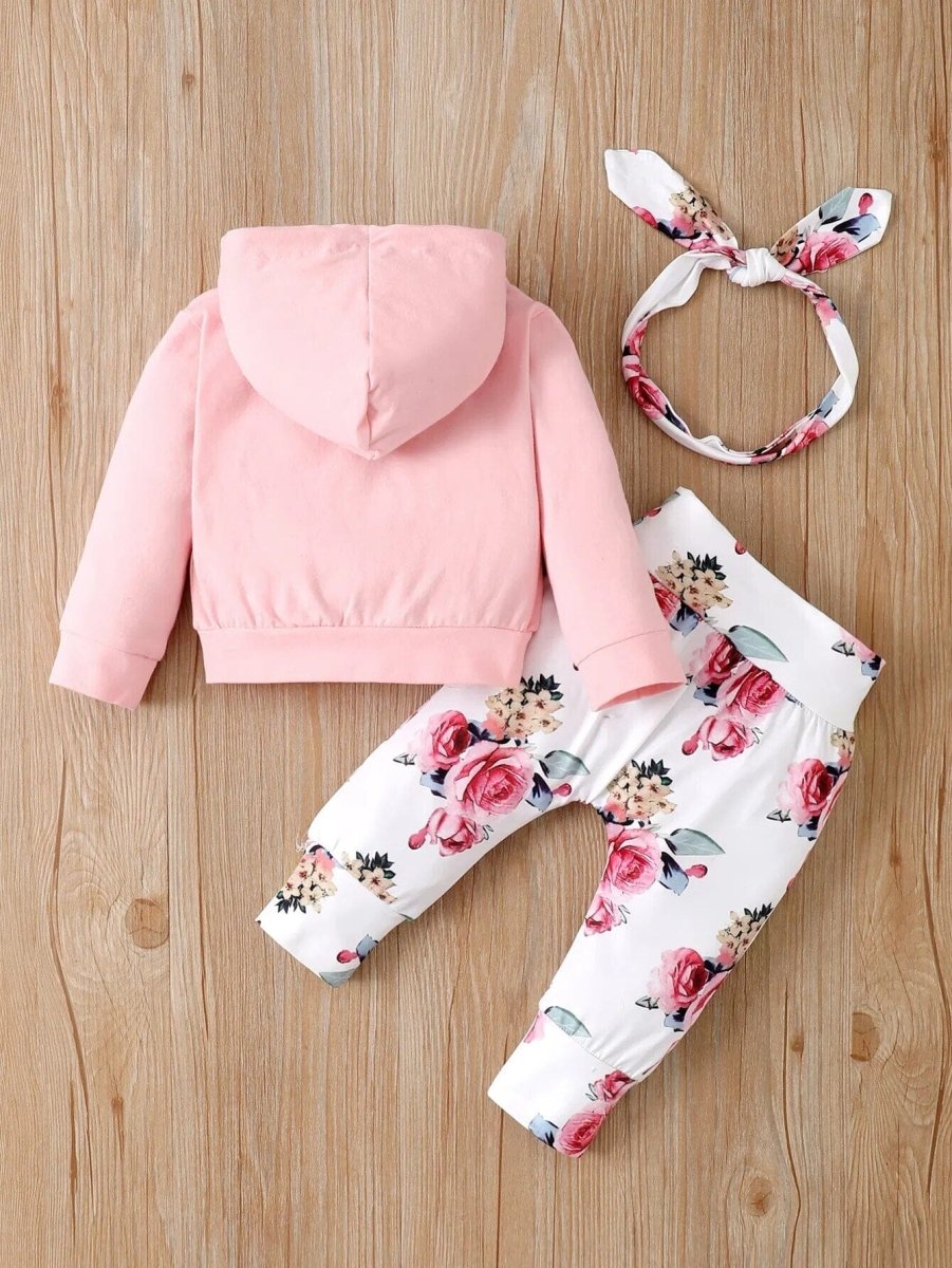 Baby Girl Floral Outfit Set -