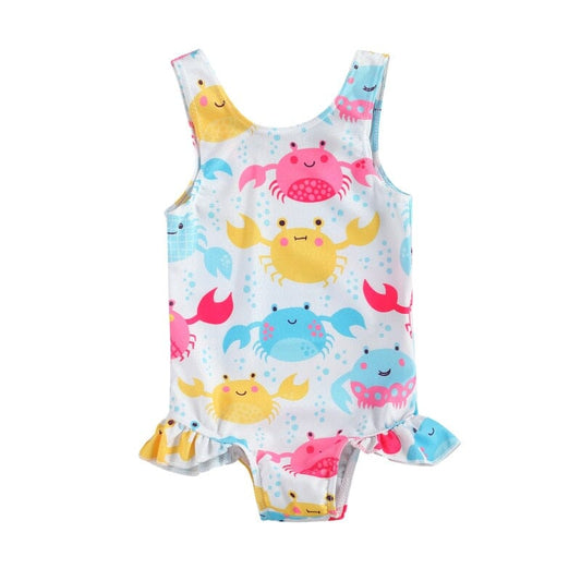 Baby Girl Swimwear - Crabs