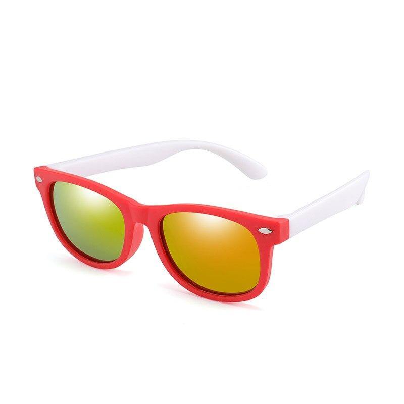 Baby Polarised Silicone Sunglasses - Red