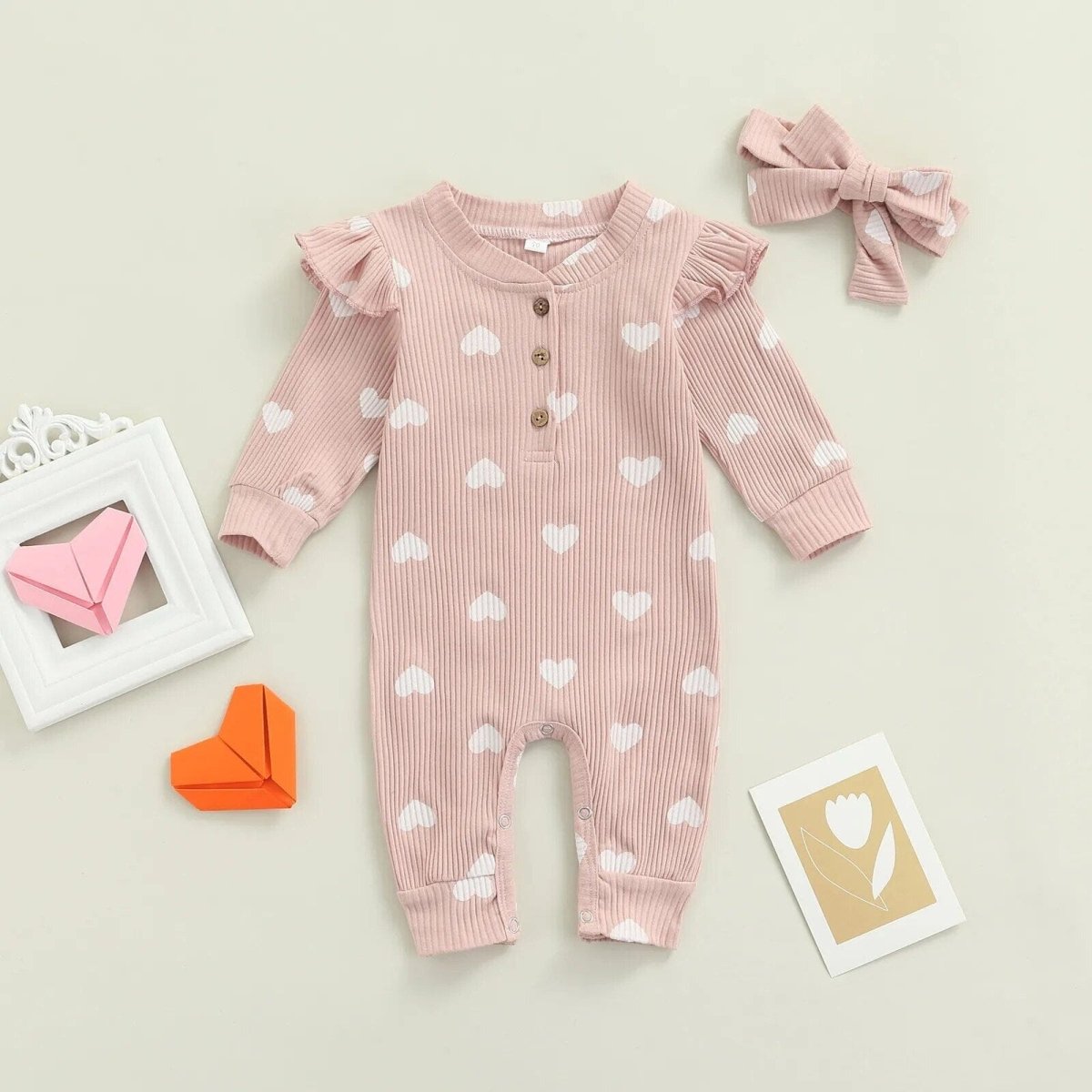 Baby Valentine's Day Jumpsuit -