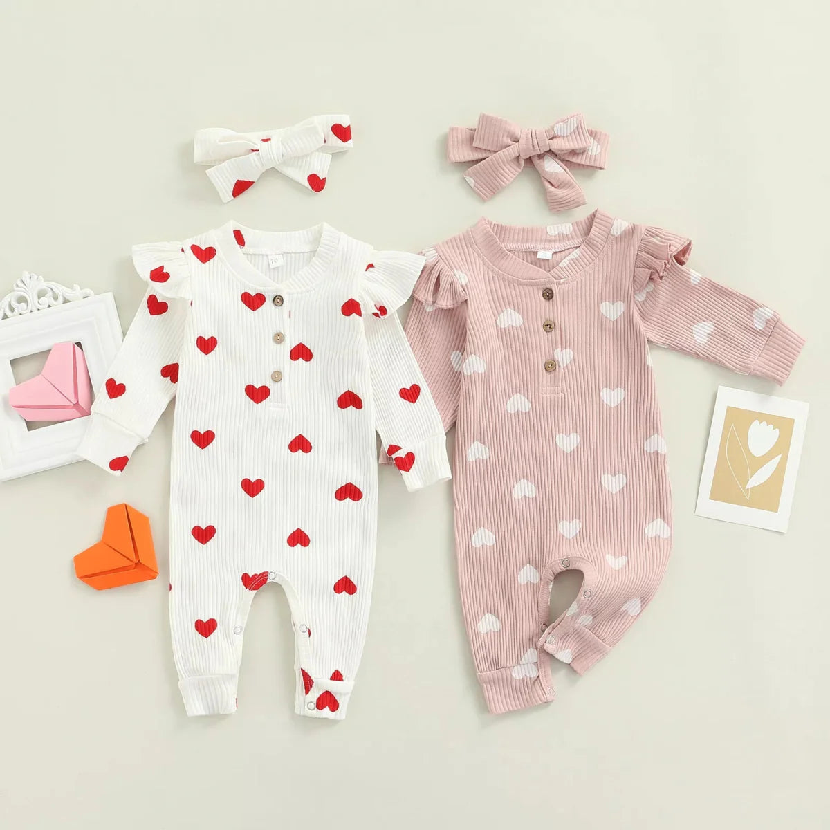 Baby Valentine's Day Jumpsuit -