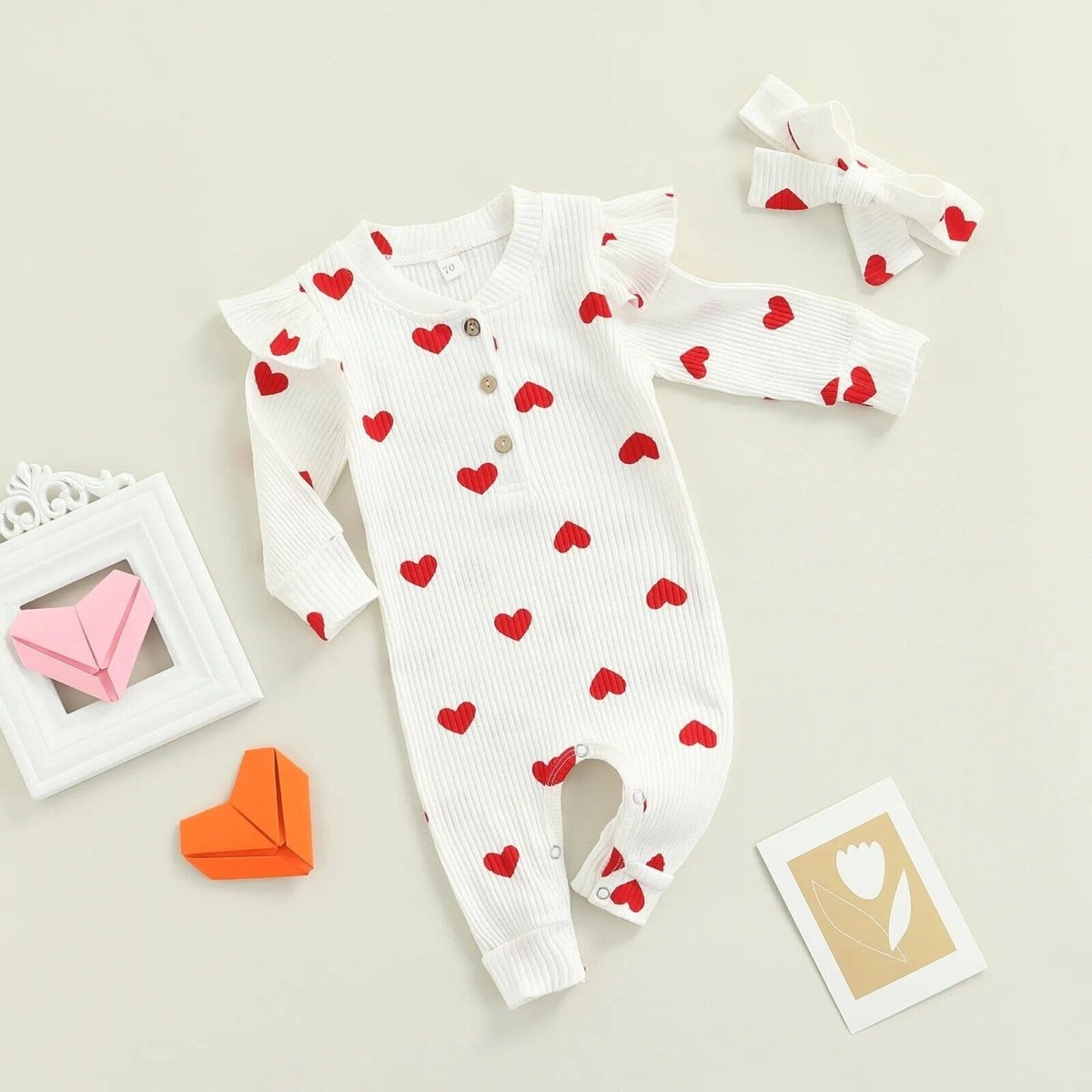 Baby Valentine's Day Jumpsuit -