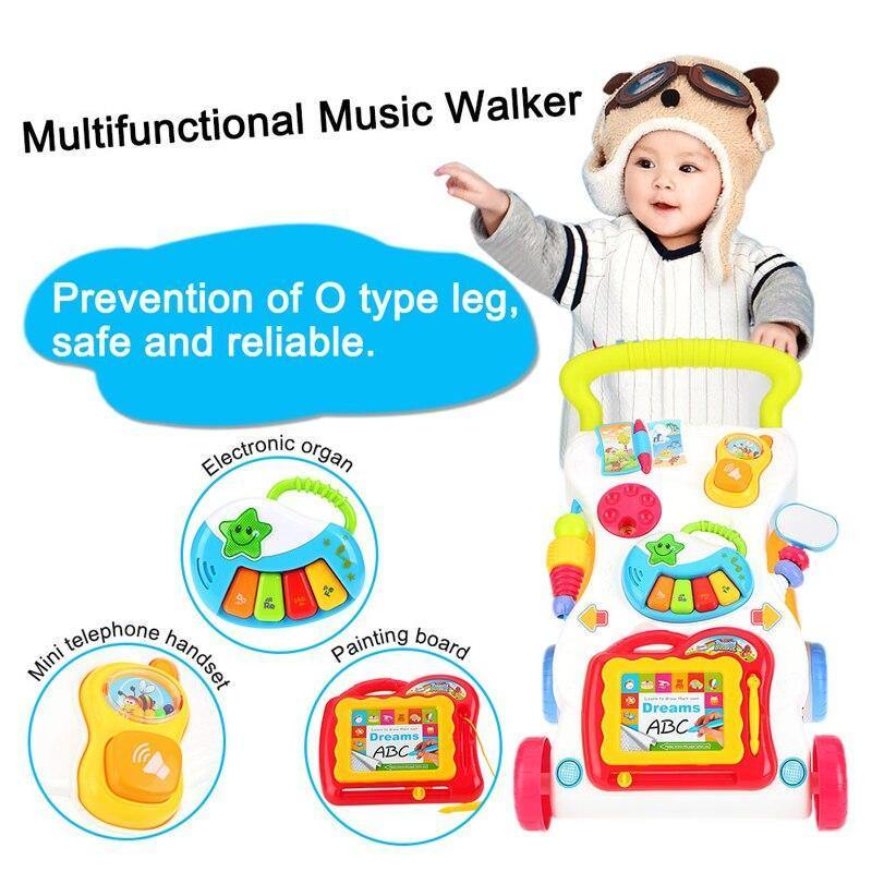 Baby Walker Musical Learning Trolley -