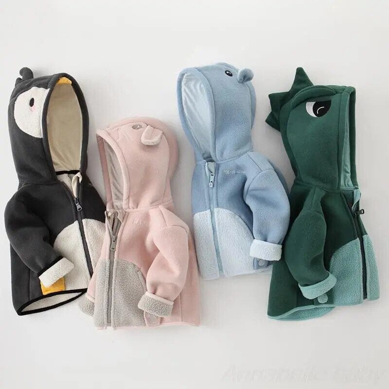 Casual Baby Jacket Animal Cartoon -