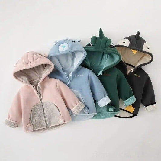 Casual Baby Jacket Animal Cartoon -