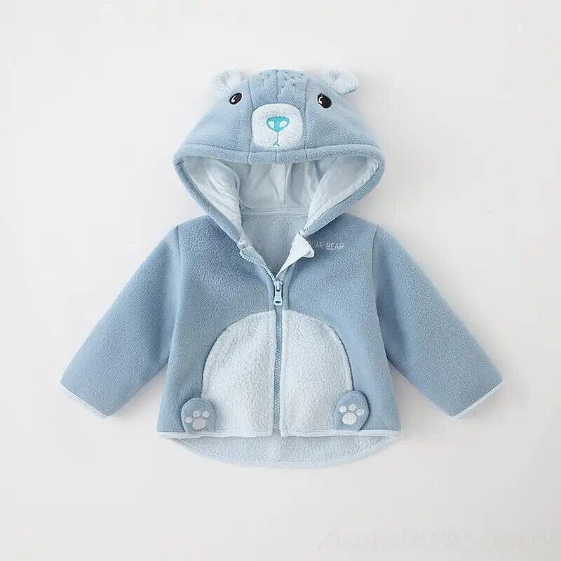 Casual Baby Jacket Animal Cartoon - Polar Bear