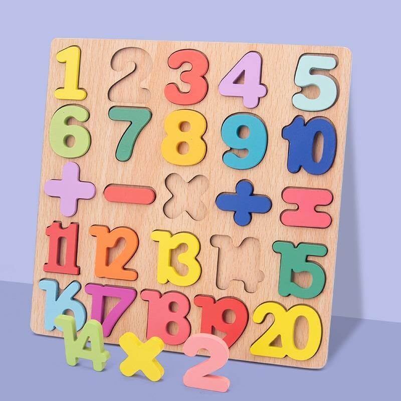 Educational Wooden Puzzle Toy - Number