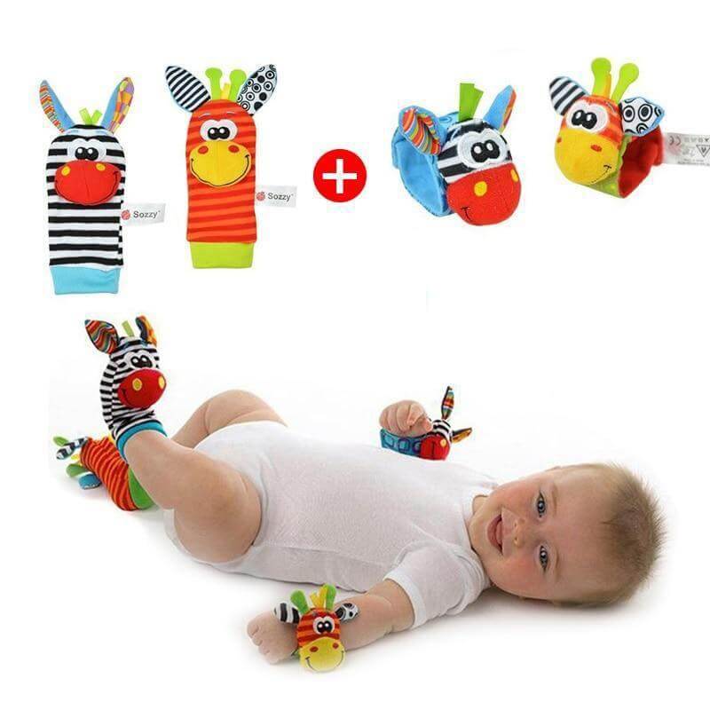 Foot Wrist Rattle Set 4 Pieces -