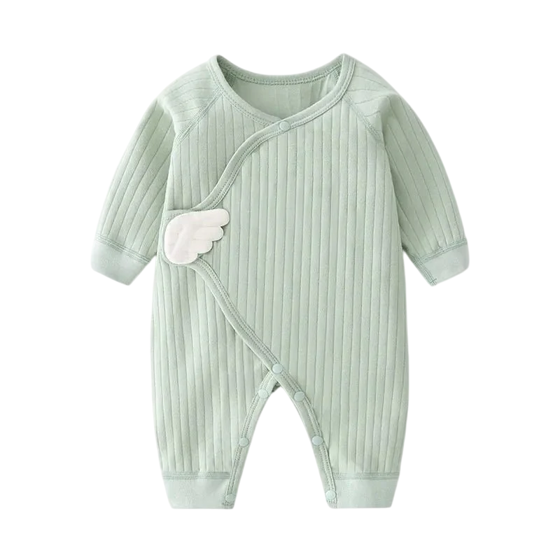 Newborn Cotton Jumpsuit - Green