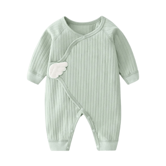 Newborn Cotton Jumpsuit - Green