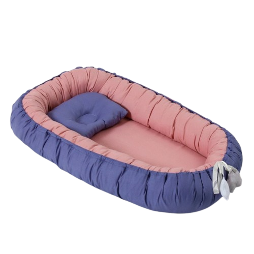 Newborn Sleeping Nest Bed - pink blue