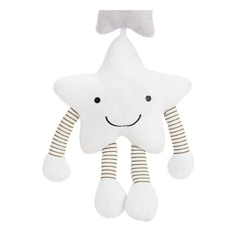 Stroller Baby Toy Hanging Star - White Star