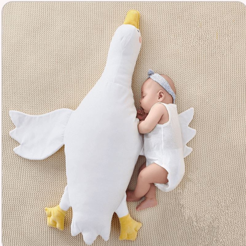 White Goose Gift Pillow